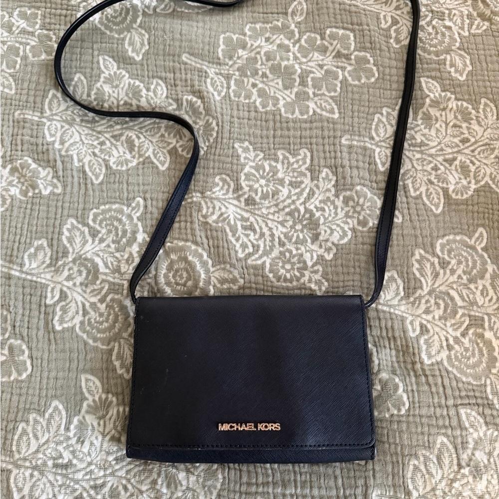 Michael Kors Navy Crossbody Bag